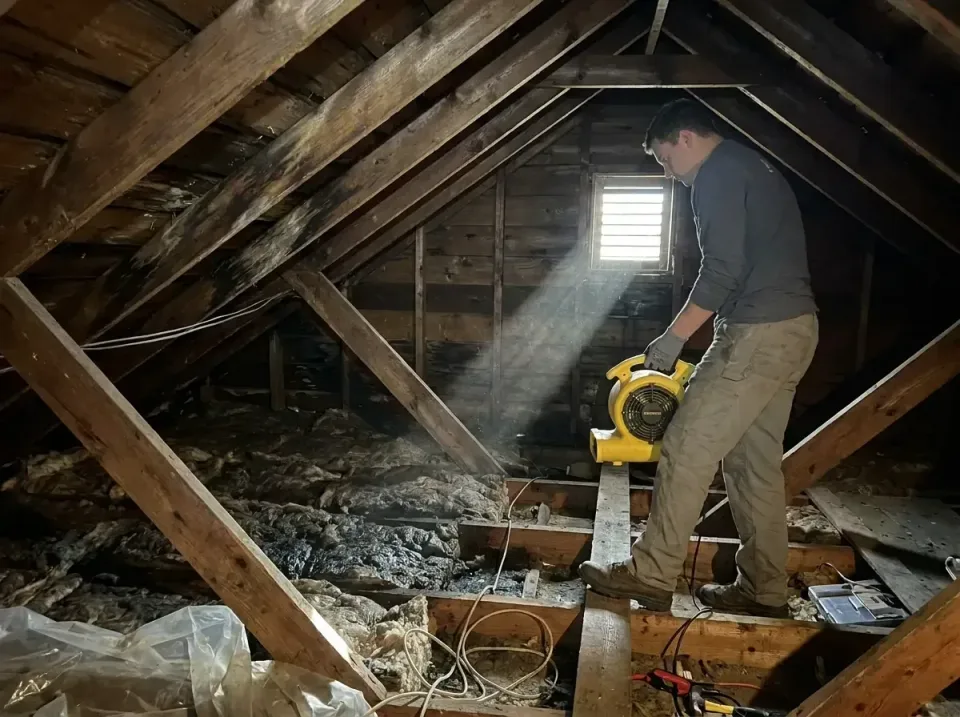 attic-water-damage-drying-proc-007 — frequently asked questions, Emergency Water Extraction & 24/7 Flood Response in Timberw…